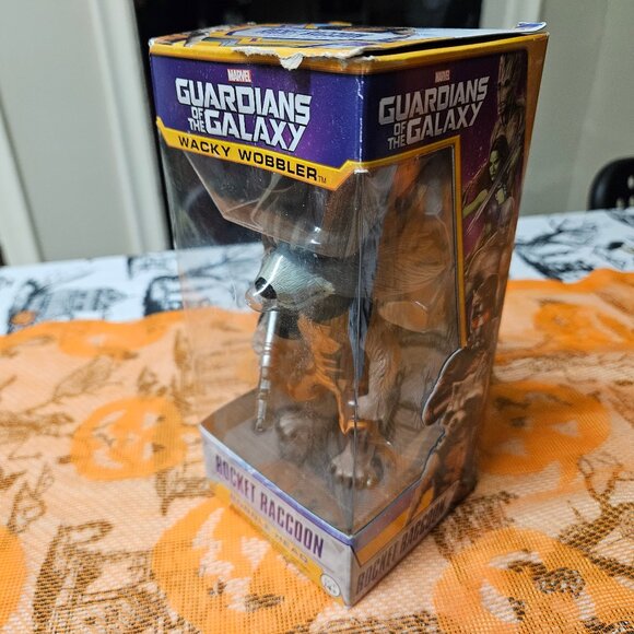 Funko Guardians of the Galaxy Wacky Wobbler Bobbleheads Star-Lord Rocket Raccoon - Picture 12 of 13